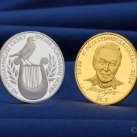 Stříbrná a zlatá medaile Karel Gott 75 proof