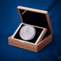 Investiční platinová medaile, 500g, dřevěná etue