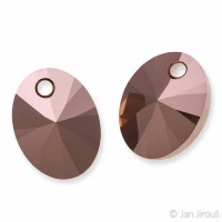 Produktová fotografie - přívěsek XILION Ovál Swarovski Elements, crystal rose gold 2x (© Jan Jirouš)