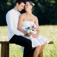 Ženich s nevěstou - svatba Rejdice (© Jan Jirouš)
